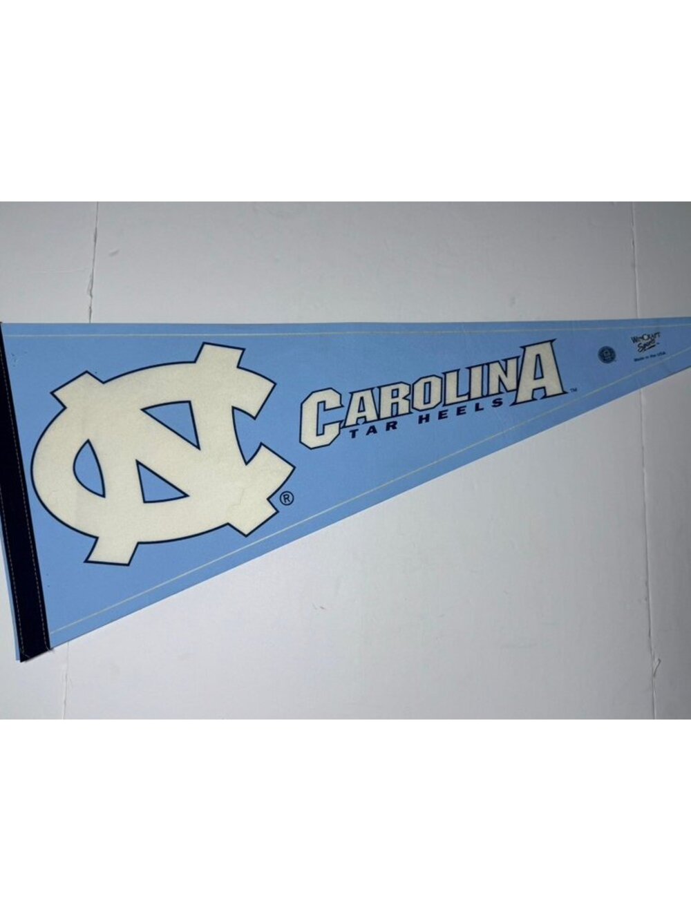 North Carolina Tar Heels Pennant 12x30 Flag Felt Banner Mancave College NCAA